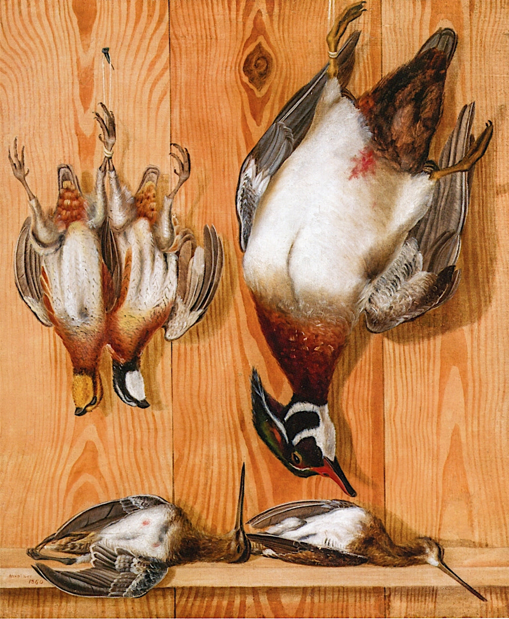Natura Morta, vintage artwork by William Aiken Walker, 12x8" (A4) Poster