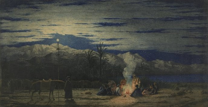 Halt in the Desert, vintage artwork by Richard Dadd, A3 (16x12") Poster Print