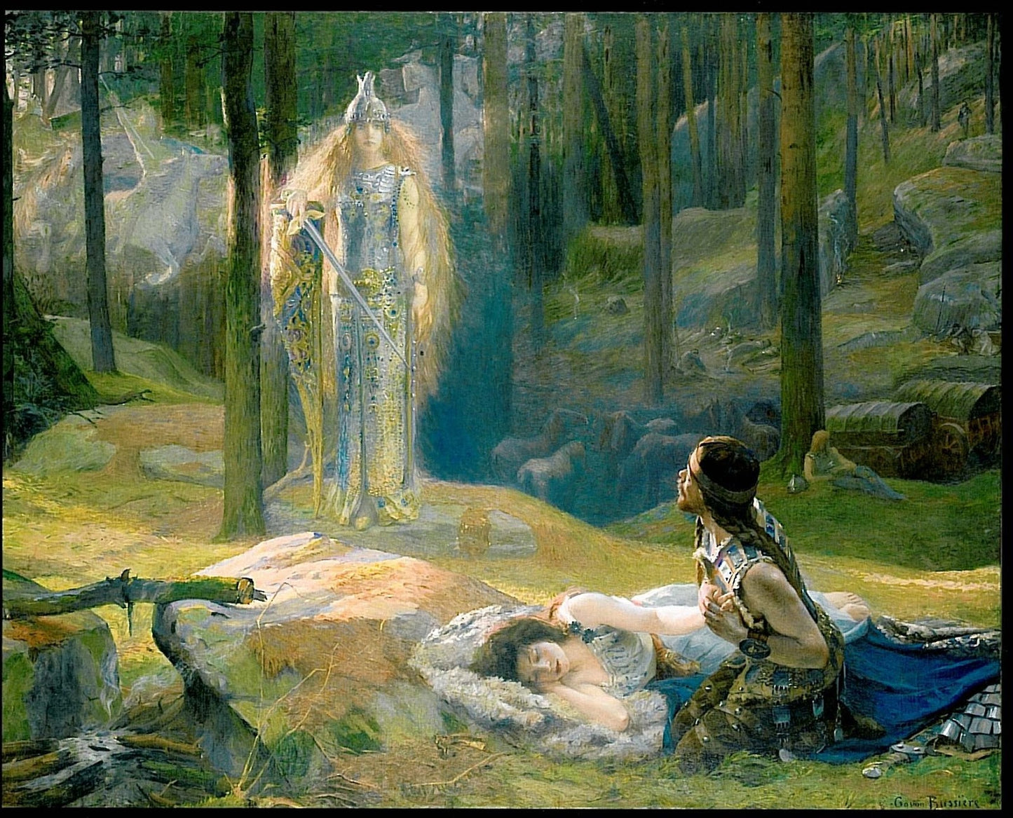The Revelation by Gaston Bussiere,A3(16x12")Poster