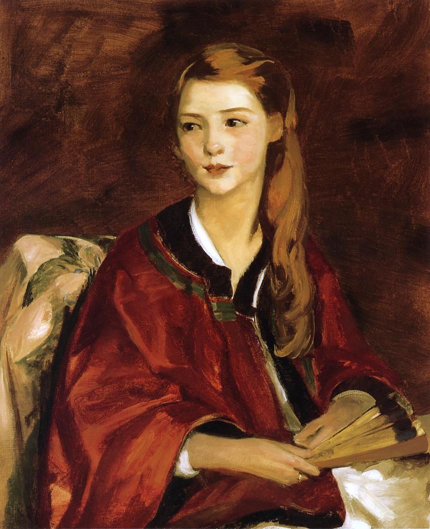 Beatrice Whittaker by Robert Henri,A3(16x12")Poster