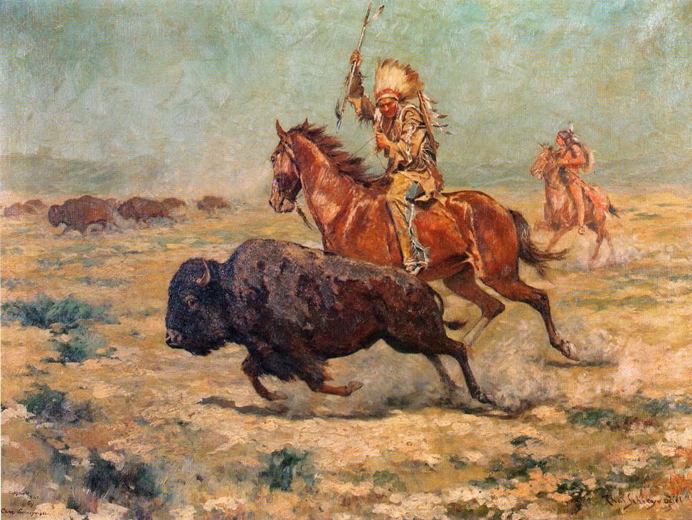 Doomed by Charles Schreyvogel,A3(16x12")Poster