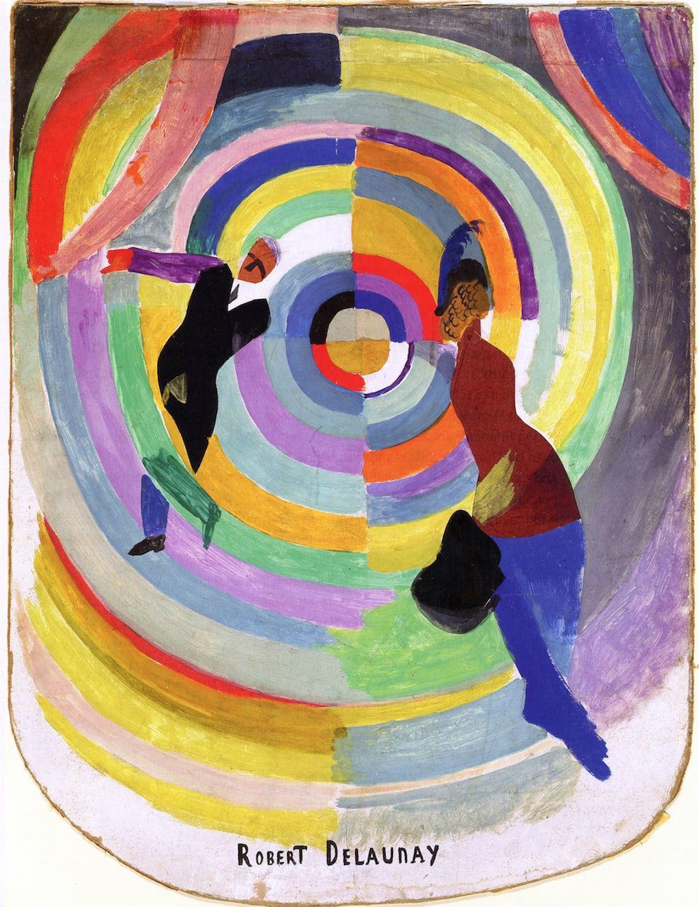 Political Drama by Robert Delaunay,16x12(A3) Poster