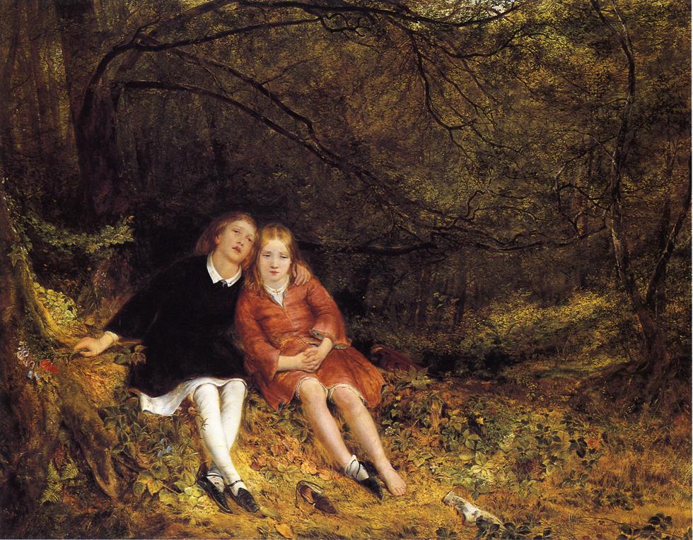 The Lost Path, vintage artwork by Richard Redgrave, A3 (16x12") Poster Print