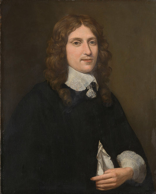 Guilliaam van Bleyswijk, vintage artwork by Gerard van Kuijl, 12x8" (A4) Poster
