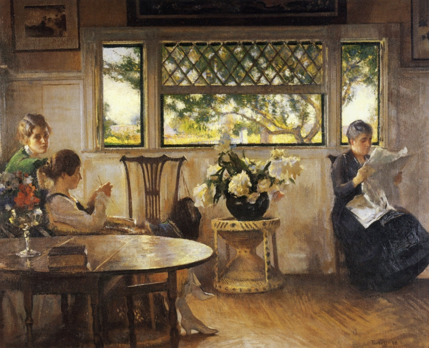 Mother, Mercie, and Mary by Edmund Tarbell,A3(16x12")Poster