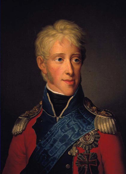 Frederick VI, King of Denmark and Norway, vintage artwork by Friedrich Carl Groger, 12x8" (A4) Poster