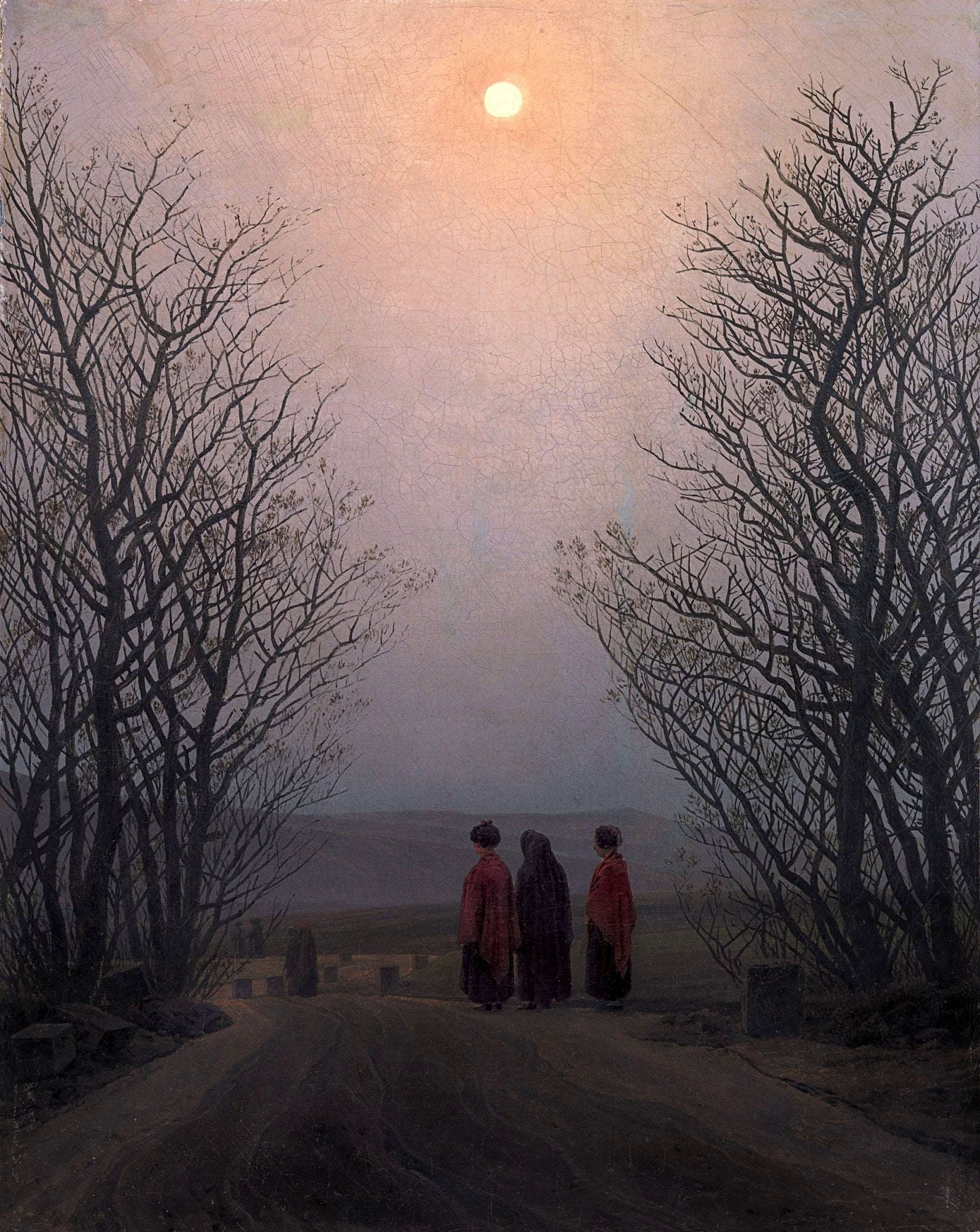 Easter Morning, vintage artwork by Caspar David Friedrich, 12x8" (A4) Poster