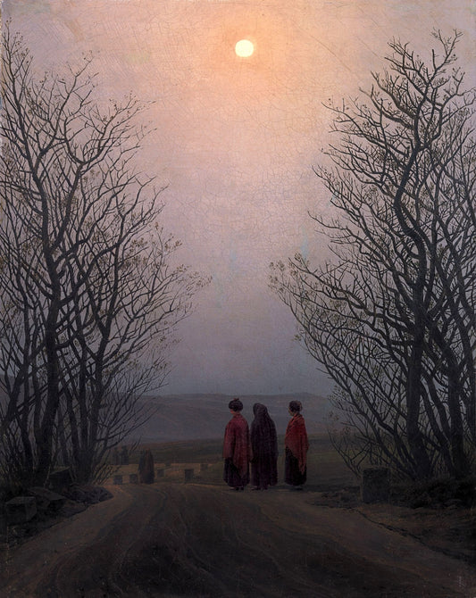 Easter Morning, vintage artwork by Caspar David Friedrich, 12x8" (A4) Poster