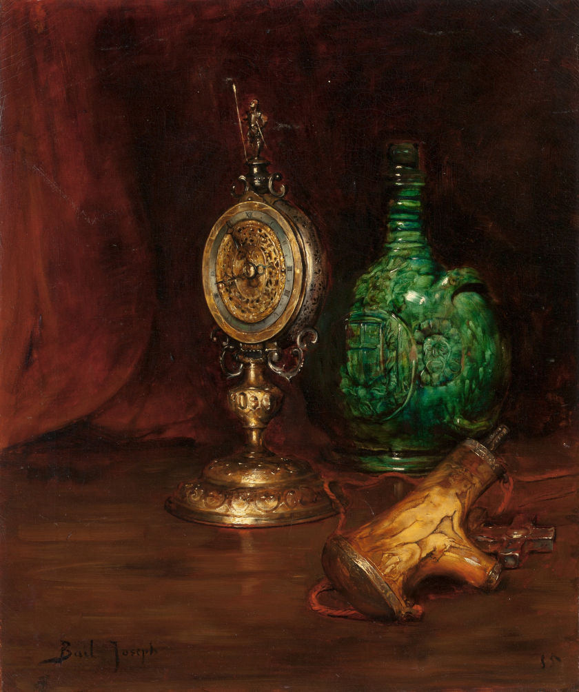 Still Life with Antiques by Claude Joseph Bail,A3(16x12")Poster