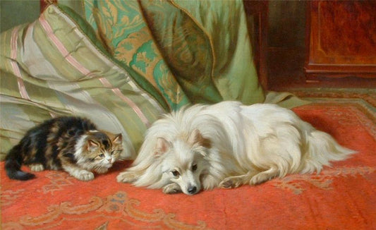 Come and Play!, vintage artwork by Wright Barker, 12x8" (A4) Poster