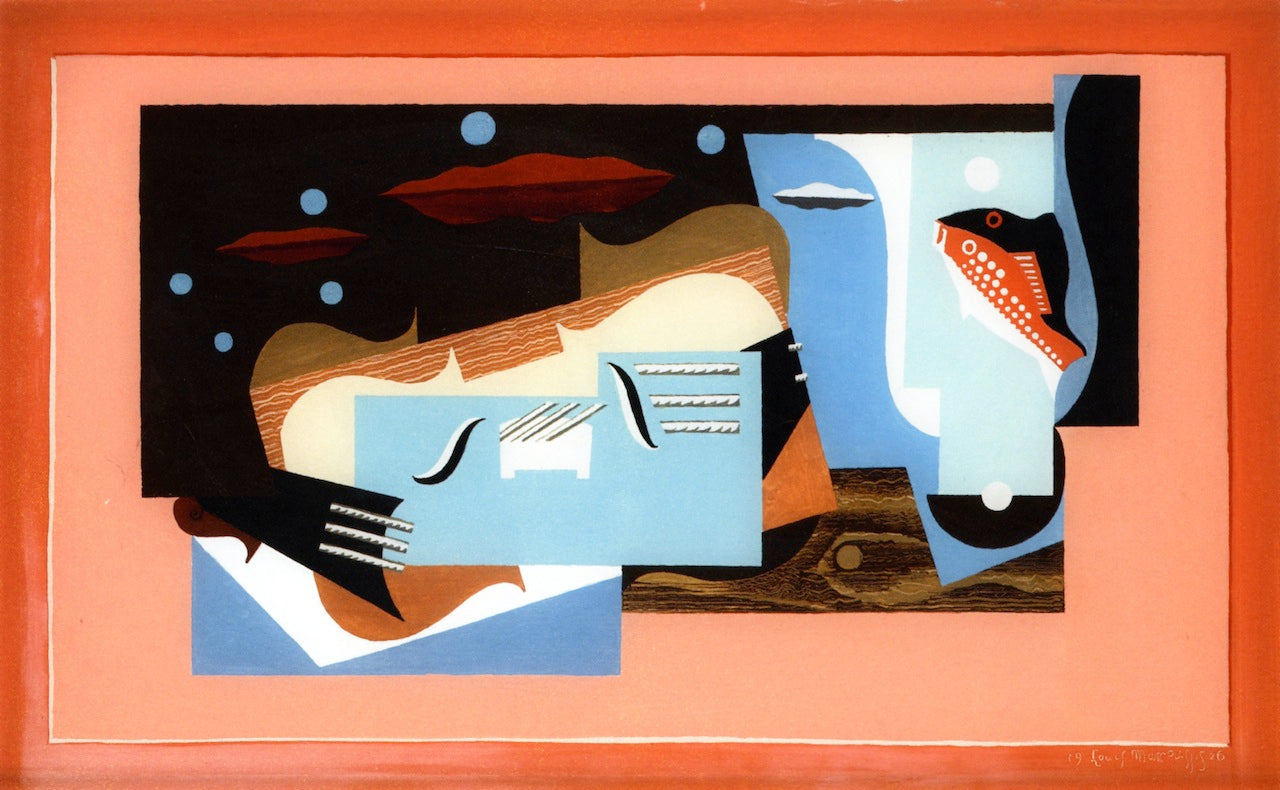Still Life with Big Bear by Louis Marcoussis,16x12(A3) Poster