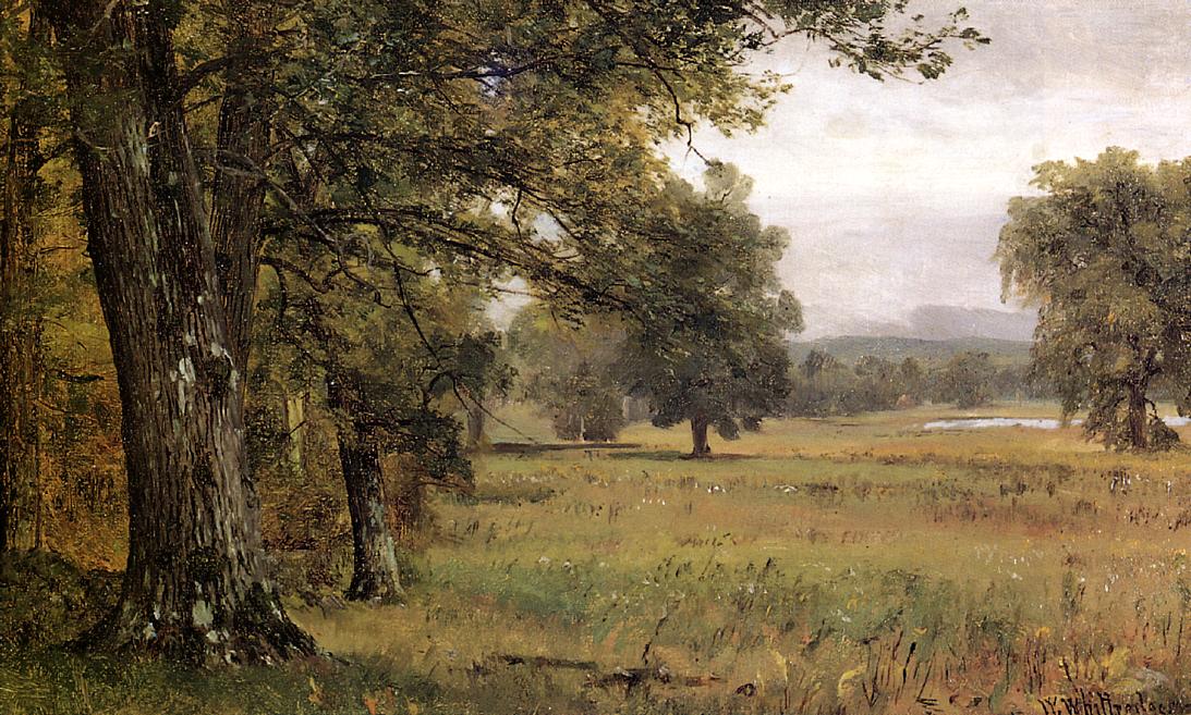 Landscape in the Catskills, vintage artwork by Thomas Worthington Whittredge, 12x8" (A4) Poster