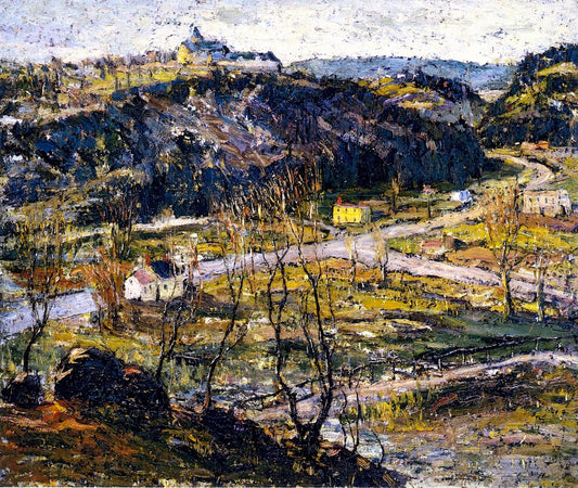 Dunwoodie, Upper New York, vintage artwork by Ernest Lawson, 12x8" (A4) Poster