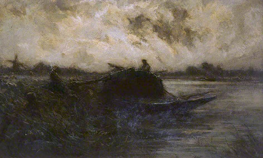 The End of a Weary Day, vintage artwork by Frank Spenlove-Spenlove, 12x8" (A4) Poster