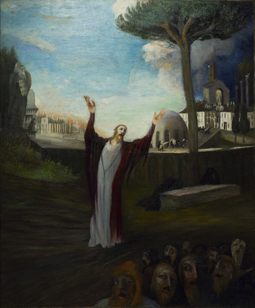 Praying Saviour by Tivadar Csontvary Kosztka,A3(16x12")Poster