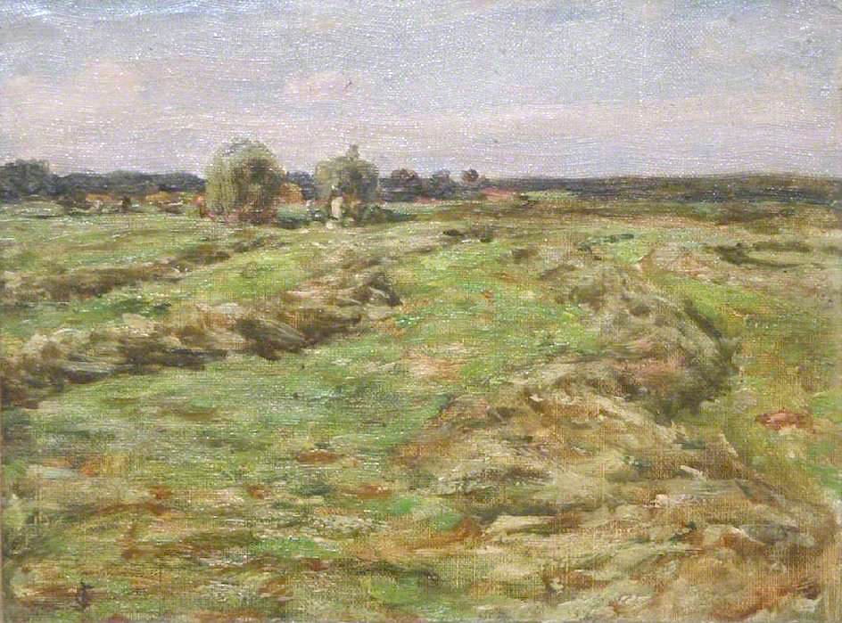 The Home Field, vintage artwork by James Charles, 12x8" (A4) Poster