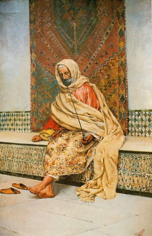 The Arab, vintage artwork by Adolfo Lozano Sidro, 12x8" (A4) Poster