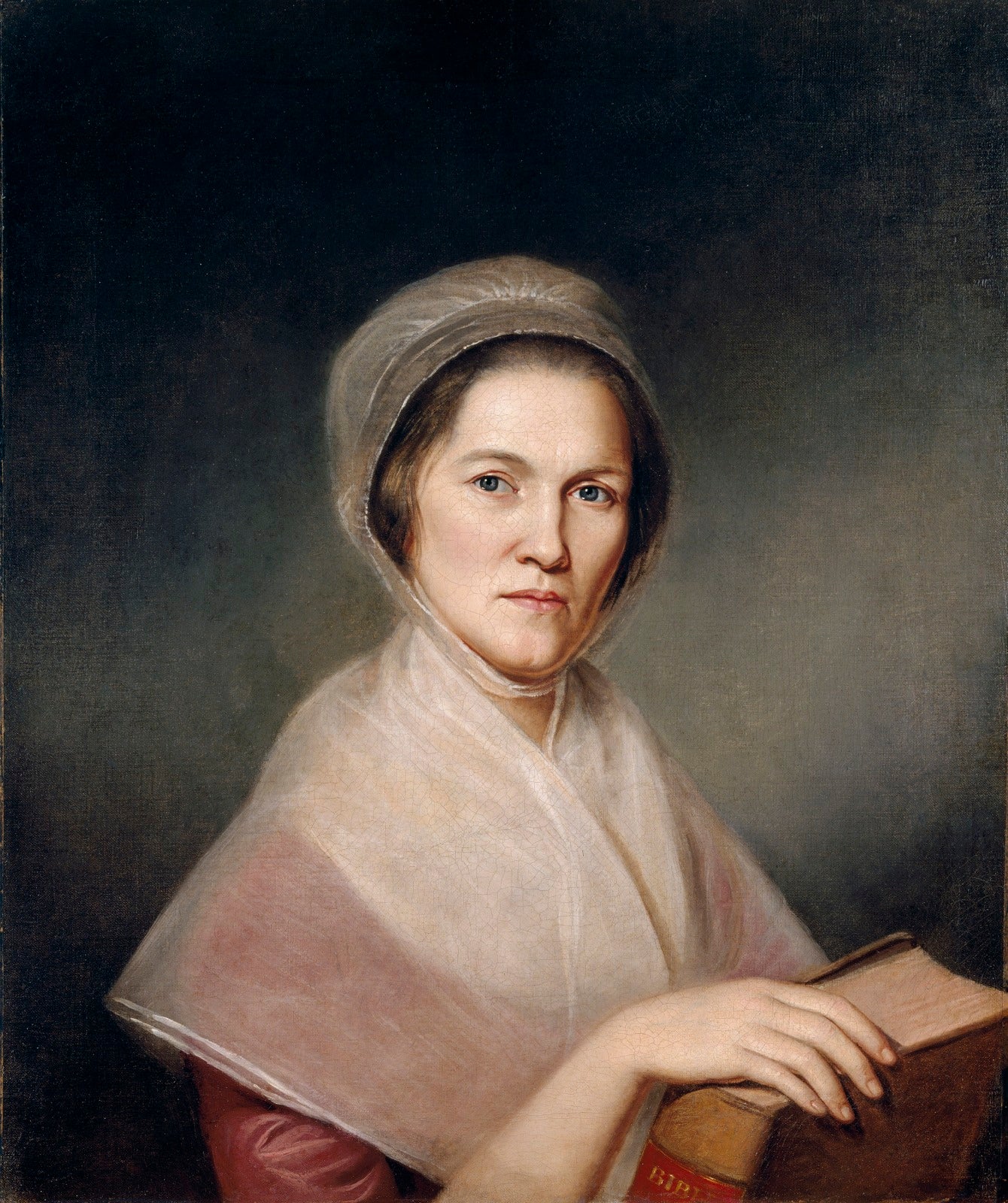Eleanor Miller (Mrs. Francis Bailey), vintage artwork by Charles Willson Peale, 12x8" (A4) Poster
