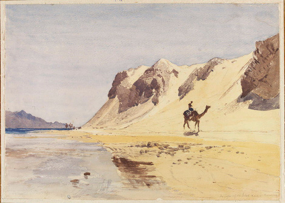 The Cape of the Veil (Sinai), vintage artwork by William Edward Dighton, A3 (16x12") Poster Print
