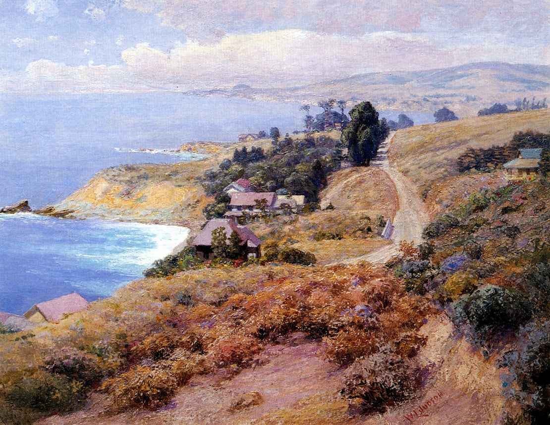 Arch Beach, vintage artwork by William Lees Judson, 12x8" (A4) Poster