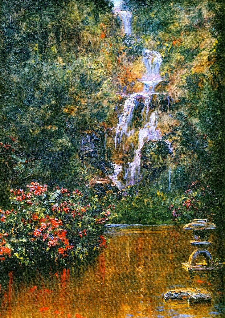 Japanese Azaleas by Walter Launt Palmer,A3(16x12")Poster