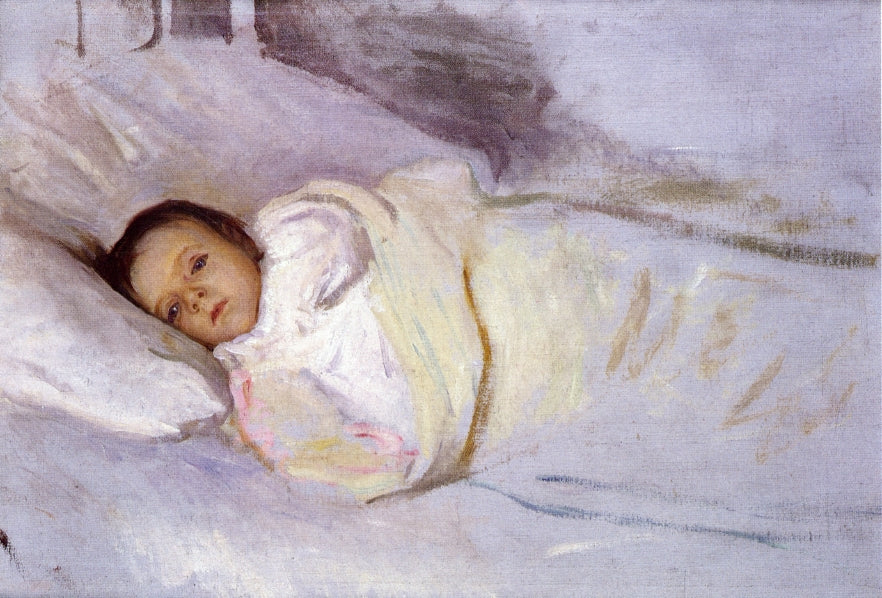 Portrait of the Artist's Daughter by Joseph Rodefer DeCamp,A3(16x12")Poster