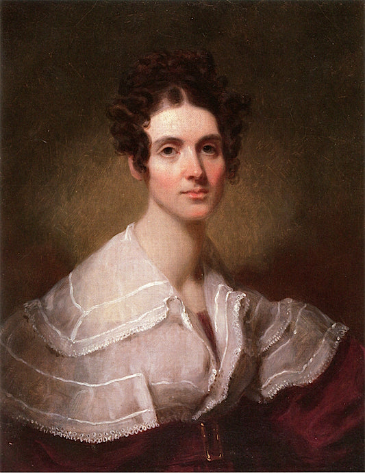 Mrs. Richard Tilden Acuhmuty, nee Mary Allen, vintage artwork by Henry Inman, A3 (16x12") Poster Print