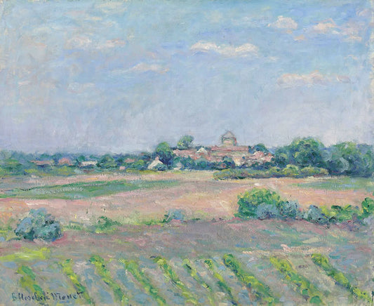 rairie near Saint-Vincent-sur-Jard by Blanche Hoschede-Monet,A3(16x12")Poster