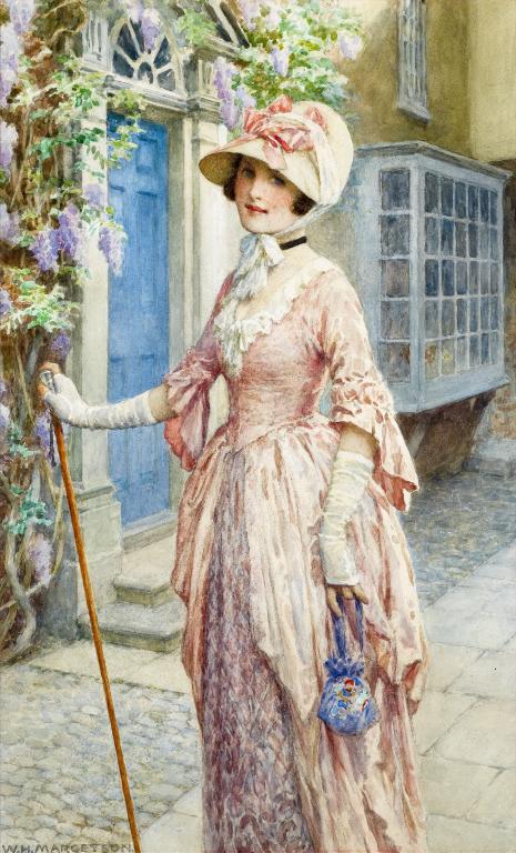 A Lady of Quality by William Henry Margetson,A3(16x12")Poster