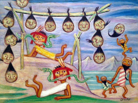 Headhunter by Nils Dardel,16x12(A3) Poster
