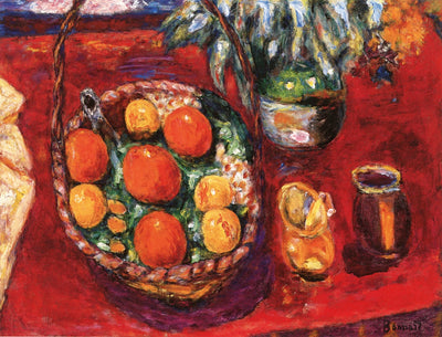 Basket of Fruit: Oranges and Persimmons by Pierre Bonnard,A3(16x12")Poster