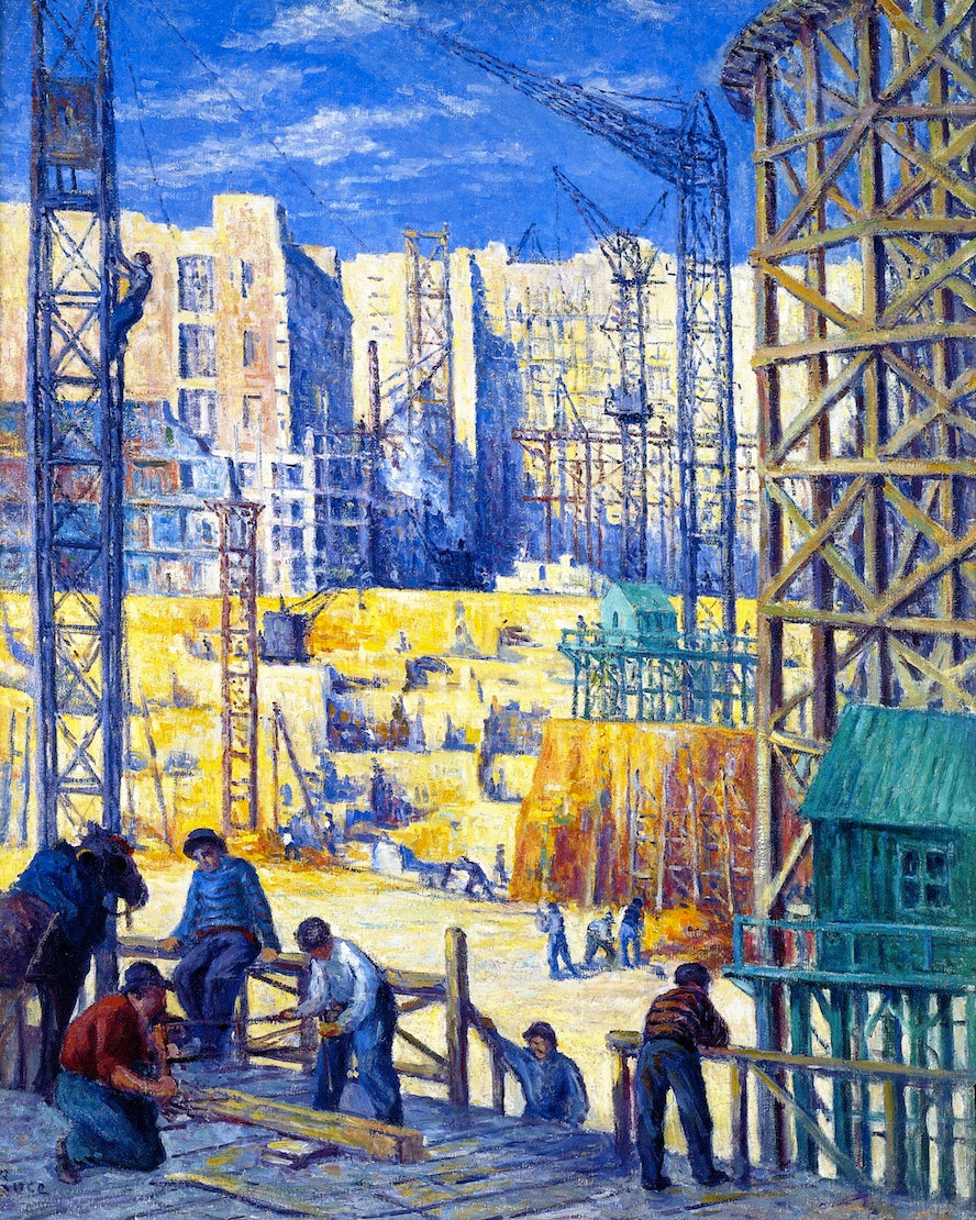 Building - Quai de Passy by Maximilien Luce,A3(16x12")Poster
