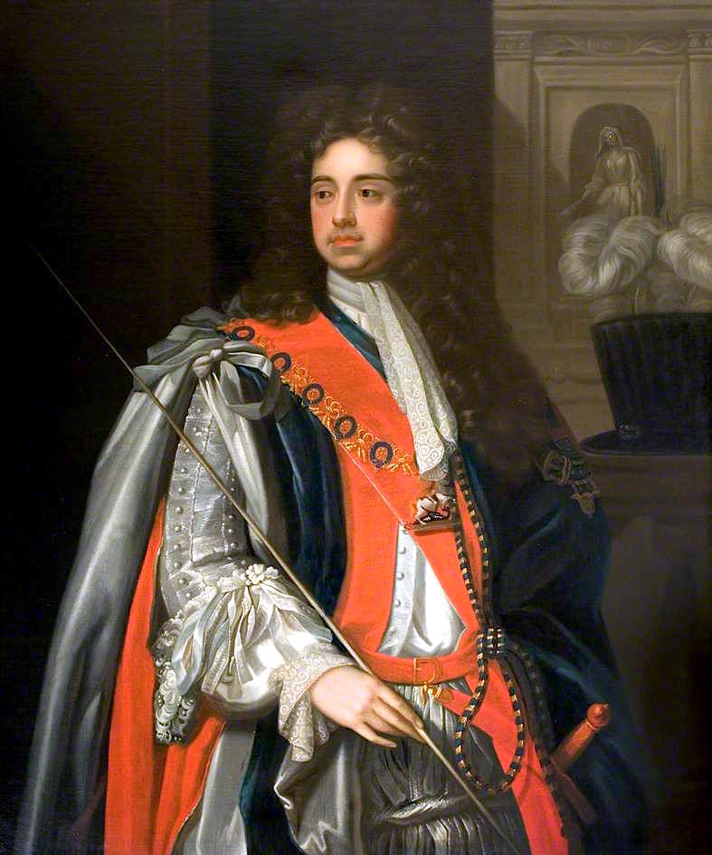 Charles Talbot, Duke and 12th Earl of Shrewsbury, vintage artwork by Michael Dahl, 12x8" (A4) Poster