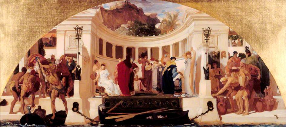 The Arts of Industry as Applied to Peace (study), vintage artwork by Sir Frederic Lord Leighton, 12x8" (A4) Poster