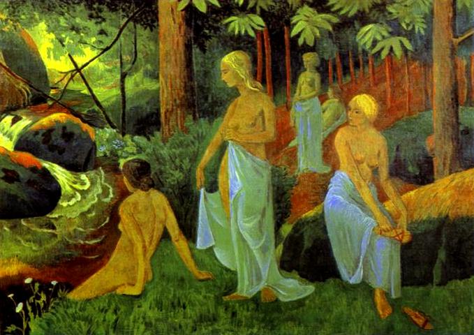 Bathers with White Veils by Paul Serusier,A3(16x12")Poster