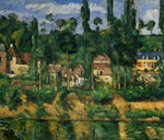 The Chateau of Medan, vintage artwork by Paul Cezanne, 12x8" (A4) Poster