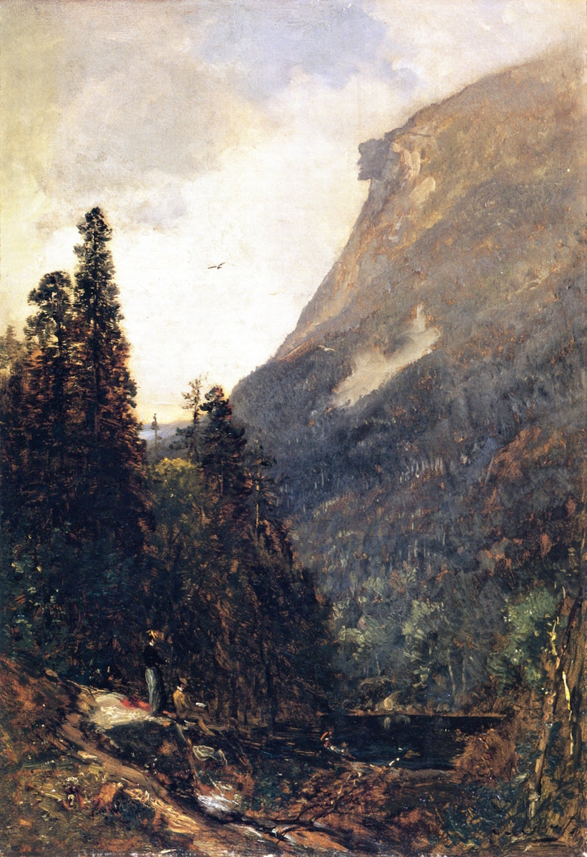 Old Man of the Mountain - A Sketching Trip, vintage artwork by Samuel Lancaster Gerry, A3 (16x12") Poster Print