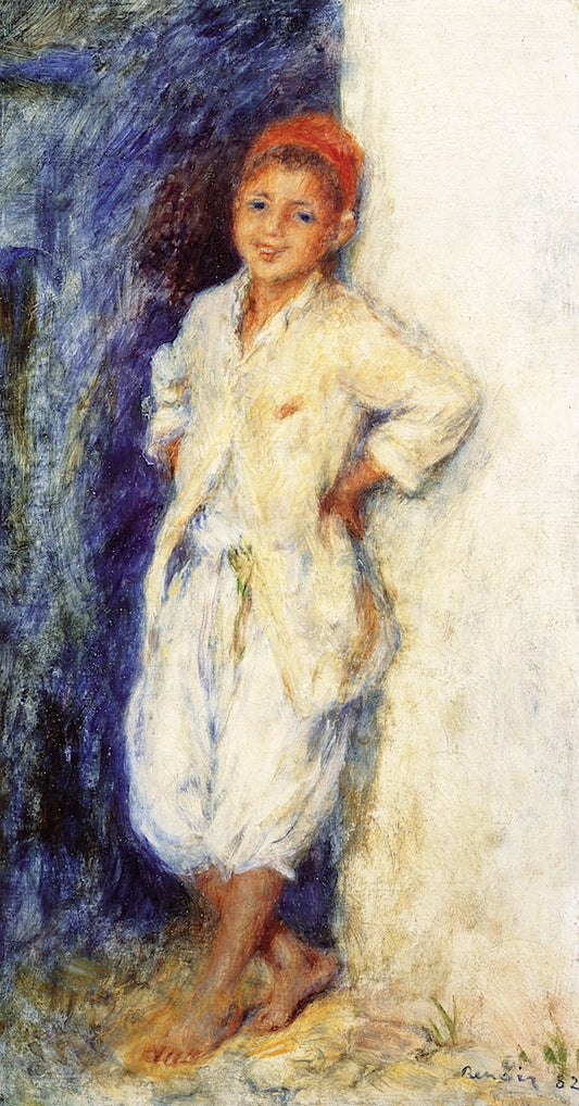 Ali, the Young Arab, vintage artwork by Pierre Auguste Renoir, 12x8" (A4) Poster