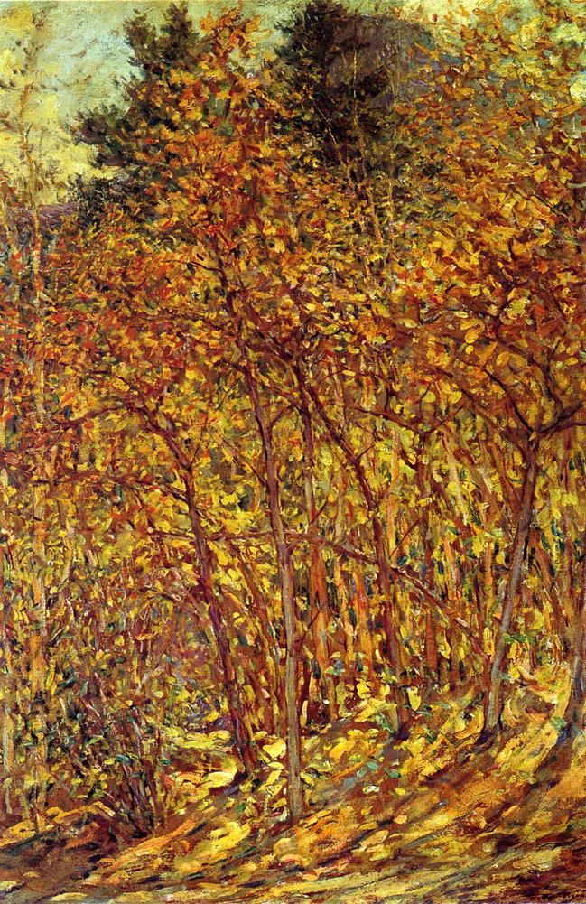Autumn Sunlight by Robert Lewis Reid,A3(16x12")Poster