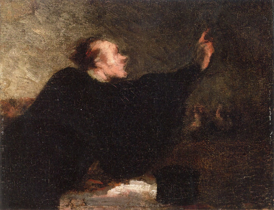 Barrister, vintage artwork by Honore Daumier, A3 (16x12") Poster Print