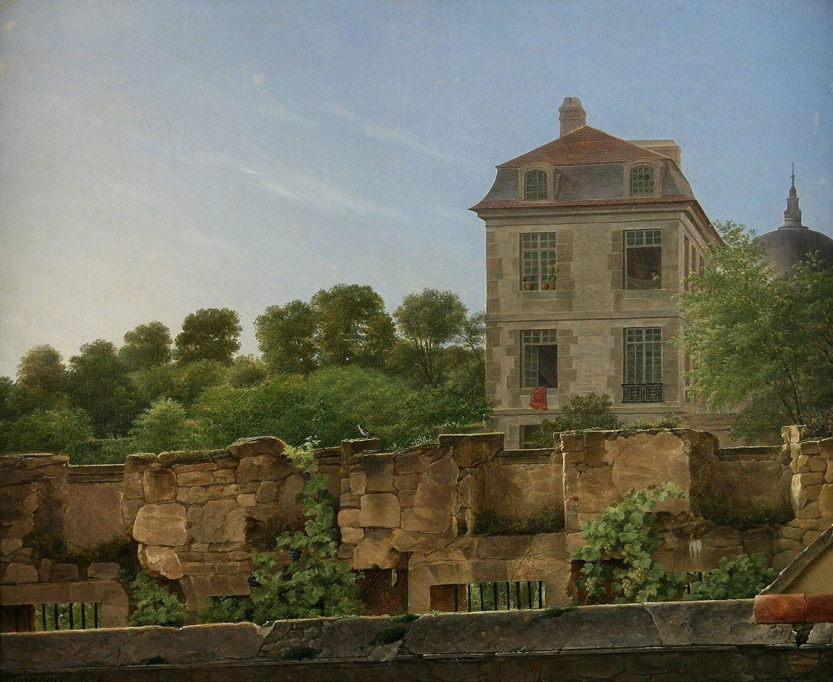 The House of the Artist, vintage artwork by Jan Frans van Dael, 12x8" (A4) Poster