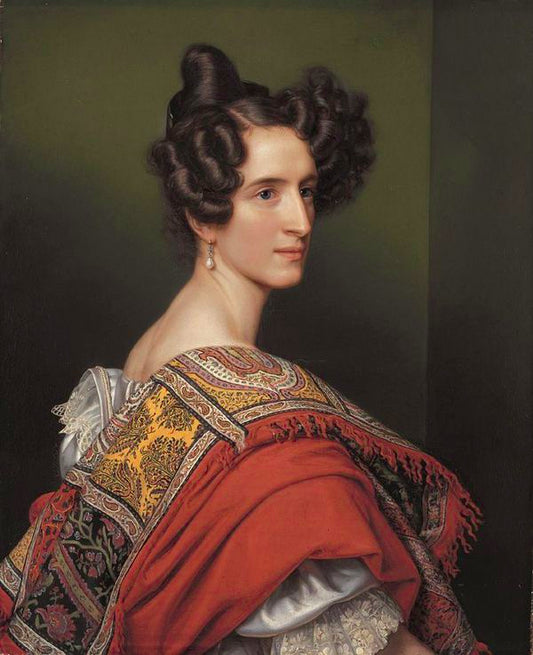 Katharina Sigl-Vespermann, vintage artwork by Joseph Karl Stieler, 12x8" (A4) Poster