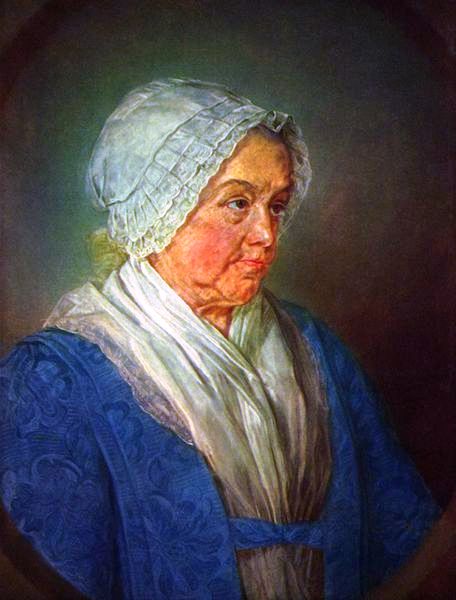 Portrait of Sara Hinloopen, vintage artwork by Jean-Baptiste Perronneau, 12x8" (A4) Poster