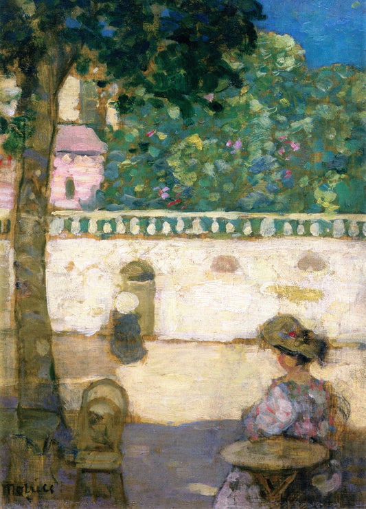 Afternoon, Avignon, vintage artwork by James Wilson Morrice, 12x8" (A4) Poster