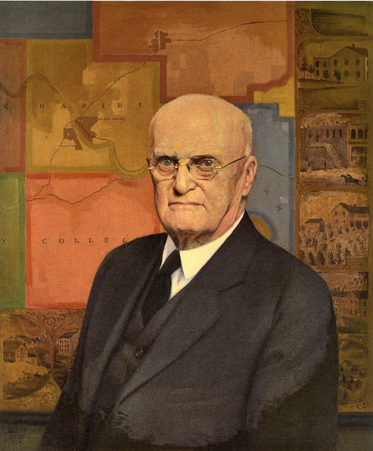 Portrait of John B. Turner, Pioneer by Grant Wood,16x12(A3) Poster