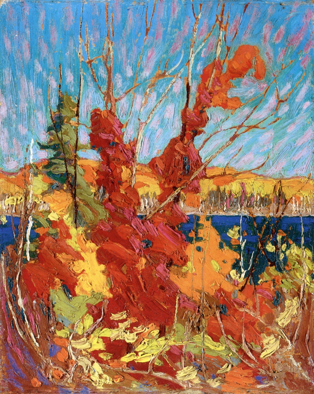 Autumn Foliage by Tom Thomson,16x12(A3) Poster