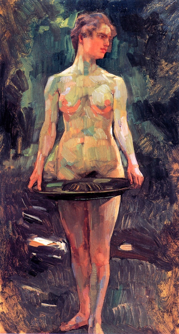 Pomona, vintage artwork by Wilhelm Trübner, 12x8" (A4) Poster
