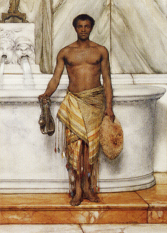 A Balneator, vintage artwork by Sir Lawrence Alma-Tadema, 12x8" (A4) Poster