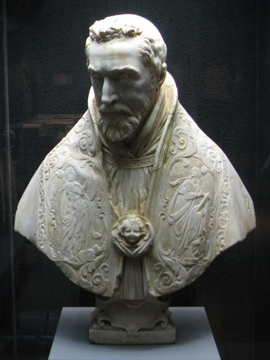 Cardinal François de Sourdis (bust), vintage artwork by Gian Lorenzo Bernini, 12x8" (A4) Poster
