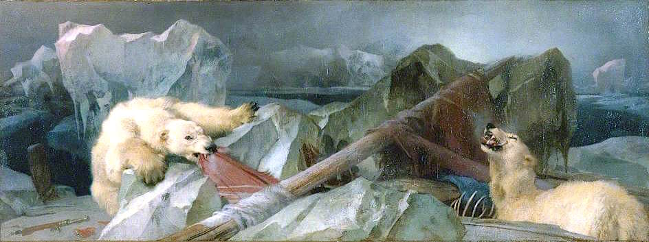 Man Proposes, God Disposes, vintage artwork by Sir Edwin Landseer, A3 (16x12") Poster Print